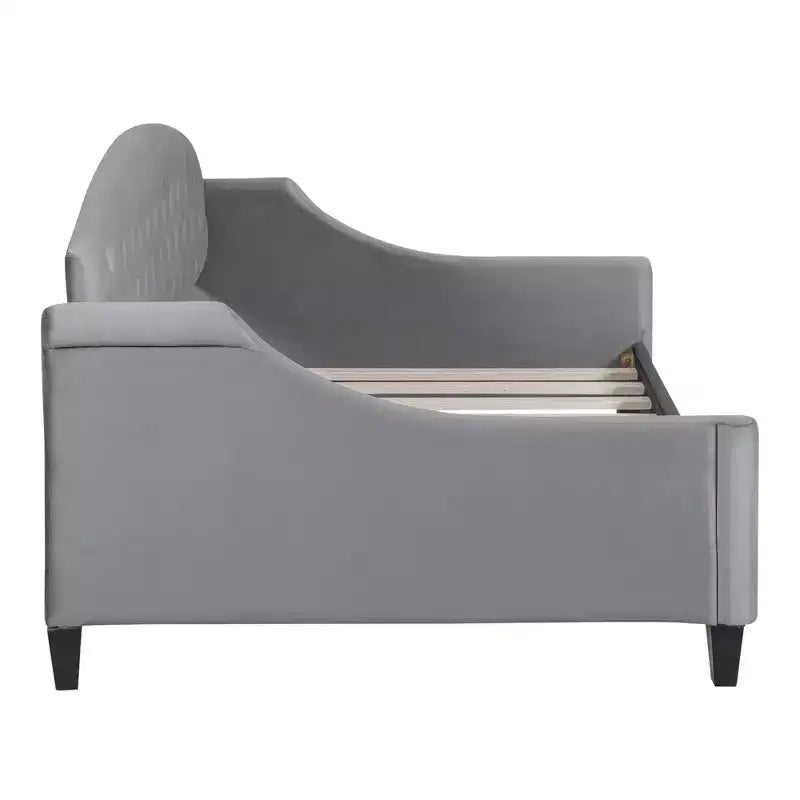 Lit de repos capitonné de luxe moderne Whisen 80,7''L x 45,6''l