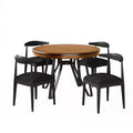Christopher Knight Home Foxbriar 5 Piece Wood and Iron Dining Set