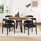 Ensemble de salle à manger 5 pièces en bois et fer Christopher Knight Home Foxbriar