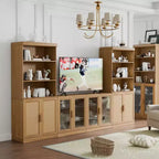 PexFix Armoire d'appoint en bois 41x31x16 avec étagère réglable, sans porte, couleur naturelle