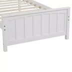 Lit plateforme en bois Whisen Classic de taille jumeau avec tête et pied de lit