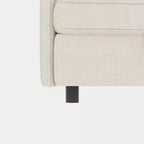 Causeuse de rangement modulable polyvalente Christopher Knight Home Penny 68 avec deux poufs