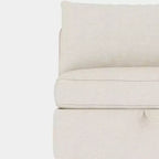 Causeuse de rangement modulable polyvalente Christopher Knight Home Penny 68 avec deux poufs