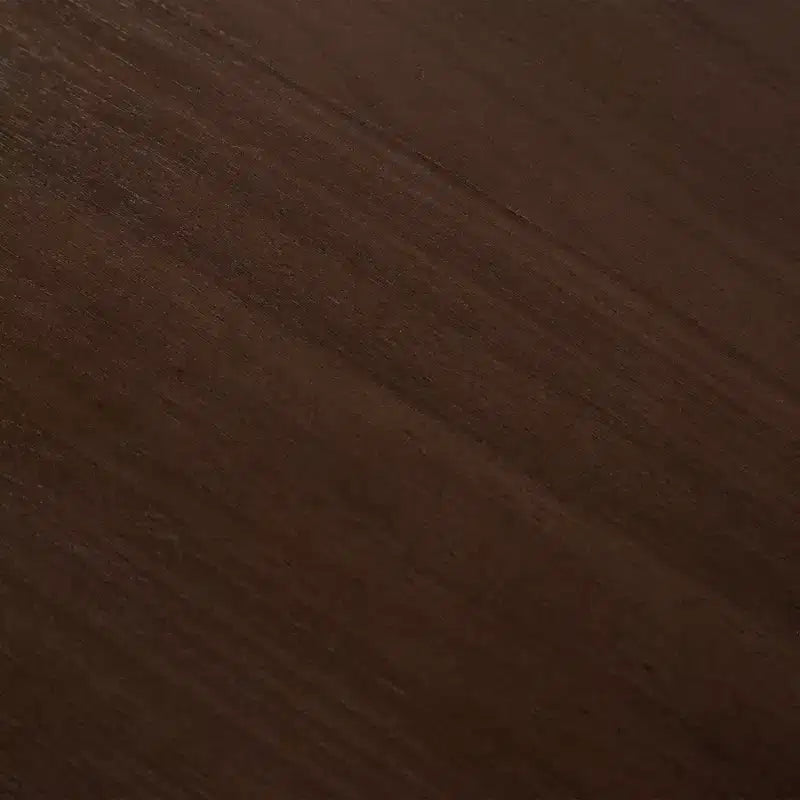Table de salle à manger/de cuisine en bois ovale Dovelina avec pieds en métal