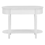 Élégante console de style rétro avec design incurvé et finition lisse pour entrées, salons et couloirs - ModernLuxe
