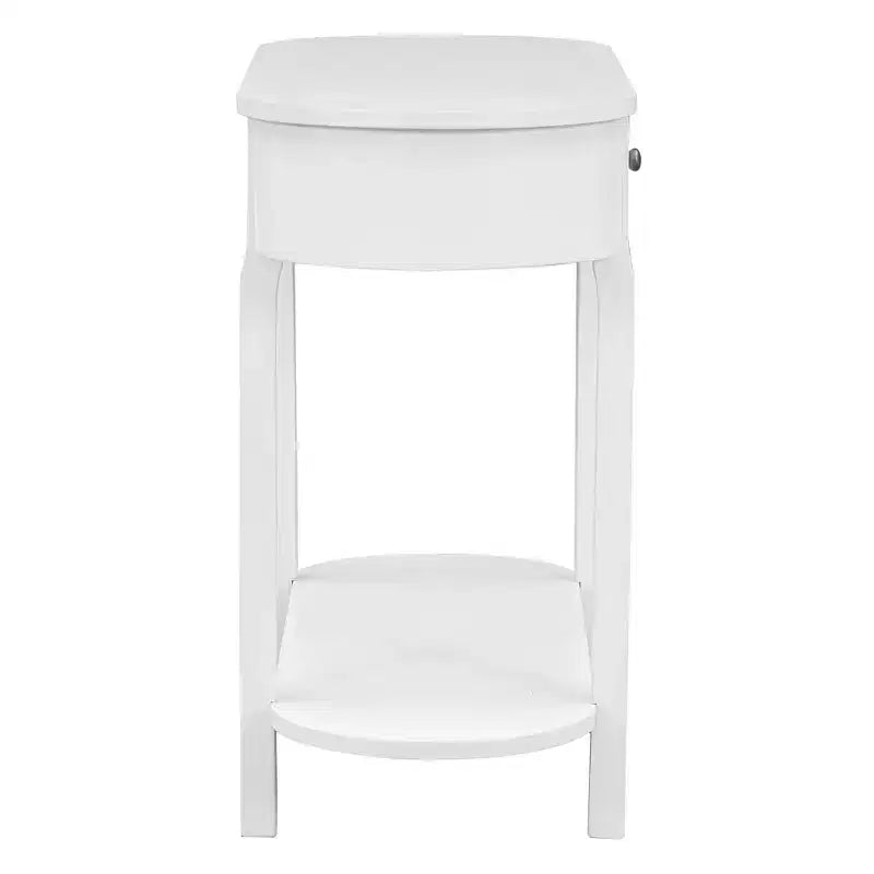 Élégante console de style rétro avec design incurvé et finition lisse pour entrées, salons et couloirs - ModernLuxe