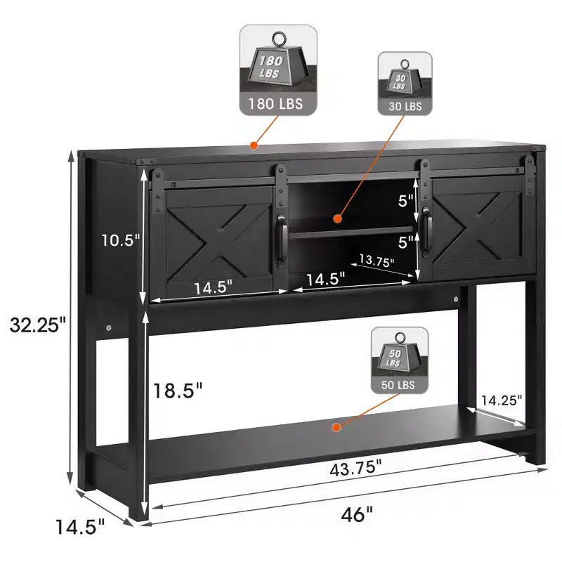 Meuble TV Heynemo avec cheminée pour TV de 65'' et plus, meuble de divertissement avec cheminée électrique de 23" avec télécommande et porte coulissante pour salon
