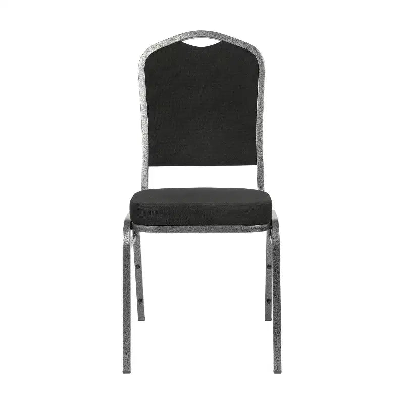 Flash Furniture Chaise de banquet empilable à dossier couronné, série HERCULES, lot de 4