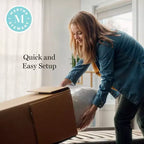 Matelas hybride Martha Stewart SleepComplete 12 à ressorts ensachés et mousse, fermeté moyenne, rafraîchissant à double action avec surmatelas en tricot jacquard CoolWeave respirant