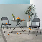 Leather Padded Folding Chair: Indoor and Outdoor Use