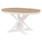 Ensemble de salle à manger Whisen de style rétro avec table extensible et 4 chaises rembourrées
