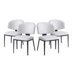 Christopher Knight Home Enoch Modern Faux Leather Upholstered Dining Chairs (Set of 4)