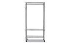 Alera Rayonnage Métallique Porte-Vêtements, 40 Vêtements, 48l x 18p x 75h, Argent
