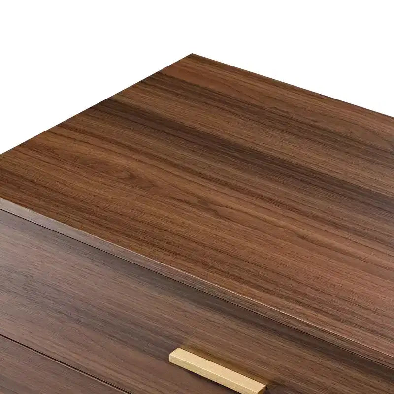 Commode 5 tiroirs EUREKA ERGONOMIC 42 Chest Armoire d'appoint Noyer
