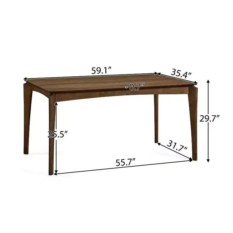 Ensemble de salle à manger 7 pièces Christopher Knight Home Carmody en bois et tissu