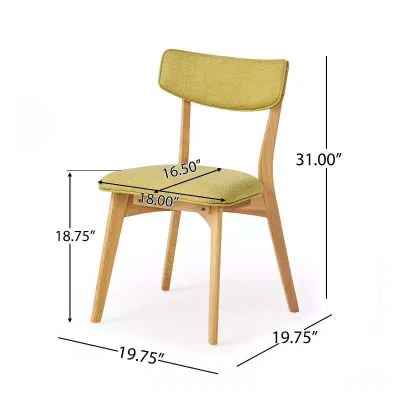 Ensemble de salle à manger 7 pièces Christopher Knight Home Carmody en bois et tissu