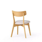 Ensemble de salle à manger 7 pièces Christopher Knight Home Carmody en bois et tissu