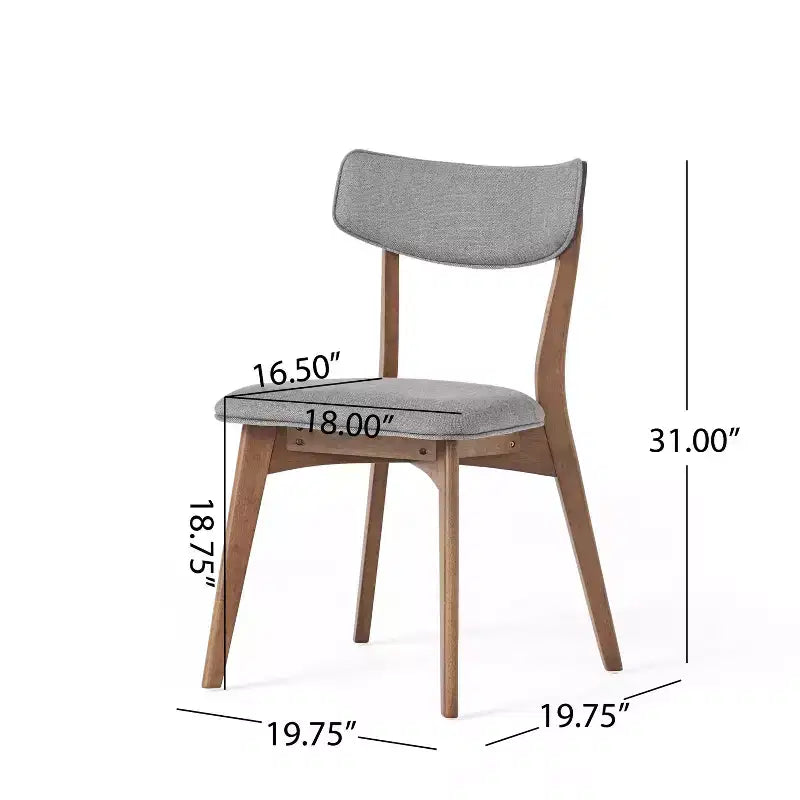 Ensemble de salle à manger 7 pièces Christopher Knight Home Carmody en bois et tissu