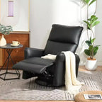 Fauteuil inclinable à bascule, Fauteuil à bascule pivotant pour chambre de bébé, Fauteuil à bascule, Petit fauteuil inclinable moderne à bascule et pivotant pour chambre à coucher