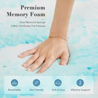 Matelas moelleux en mousse à mémoire de forme bleue de 3 pouces : un confort optimal pour des nuits de rêve – Solution de sommeil Premium