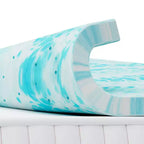 Matelas moelleux en mousse à mémoire de forme bleue de 3 pouces : un confort optimal pour des nuits de rêve – Solution de sommeil Premium