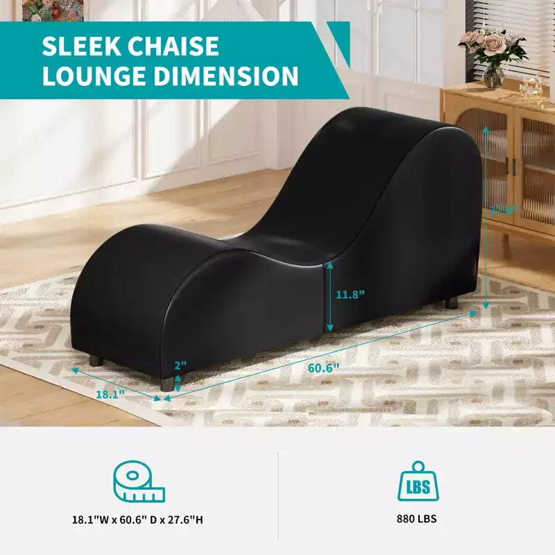 Mjkone Chaise longue de yoga en velours, chaises de yoga incurvées modernes pour adultes pour l'étirement, la relaxation, l'exercice