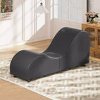 Mjkone Chaise longue de yoga en velours, chaises de yoga incurvées modernes pour adultes pour l'étirement, la relaxation, l'exercice