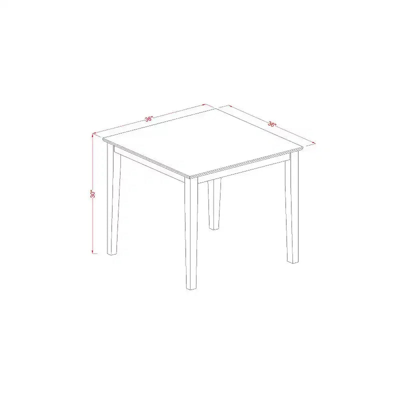 Table de cuisine moderne en bois HomeStock