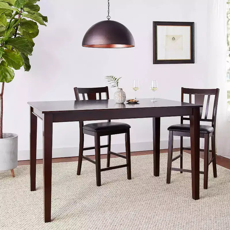 HomeStockTable à manger Dudley hauteur comptoir style rustique 36x60