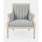 Jofran, McKenna French Detailing Solid Wood Upholstered Accent Chair
