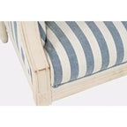Chaise d'appoint rembourrée en bois massif Jofran, McKenna French Detailing