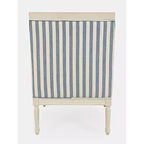 Chaise d'appoint rembourrée en bois massif Jofran, McKenna French Detailing