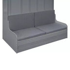 Lit escamotable Queen Size Whisen, se replie en armoire avec coussin, facile à utiliser