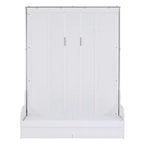 Lit escamotable Queen Size Whisen, se replie en armoire avec coussin, facile à utiliser