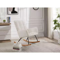Okak Modern Glider Arm Chair,High Back Comfy Rocking Chair for Living Room,Office,Nursing,Reading