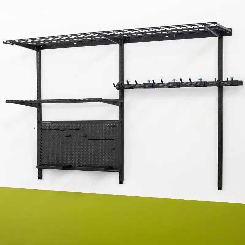 Teal Triangle G-Tool Pro | Système de rangement mural ajustable | Supporte jusqu'à 226 kg
