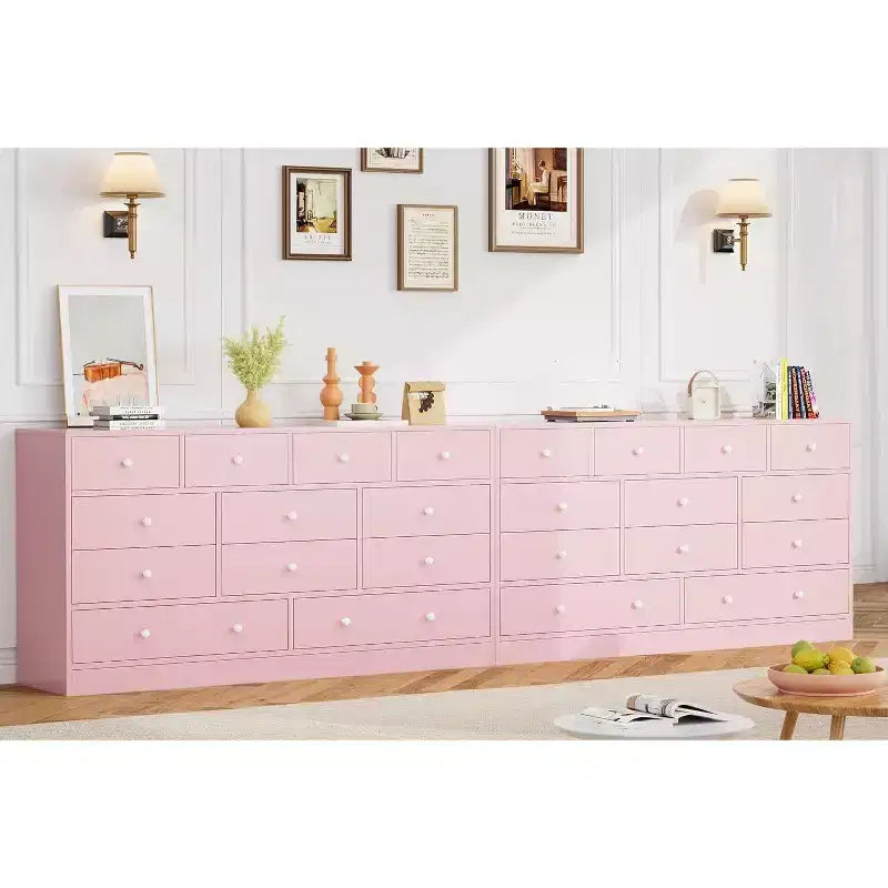 Commode à 12 tiroirs pour chambre à coucher, coffre en bois de 61 po avec prise de courant intégrée, grand organisateur de rangement pour vêtements, salon, couloir ou bureau