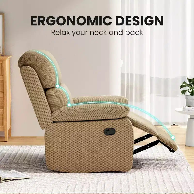 Petit canapé inclinable pour salon, fauteuil pour adultes