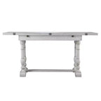 Console/Table de salle à manger pliante en tréteaux Edenderry Farmhouse - Blanc - SEI