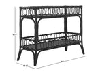 Console en rotin à 2 étages Isaiah - STG6509 - Safavieh