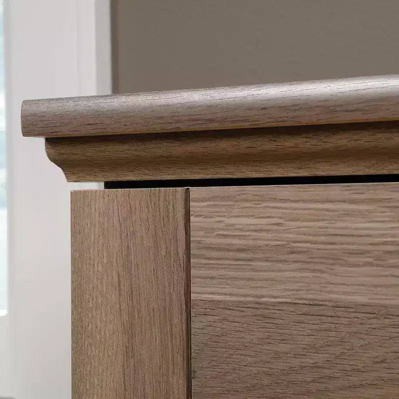 HomeStock Bureau d'ordinateur polyvalent Harbor View, finition chêne salé brun, 43,5 x 19,40 x 28,98