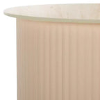 Table d'appoint moyenne en céramique MTP - ACC2910A - Céramique beige/beige - Safavieh