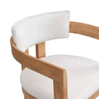 Tabouret de bar rembourré Christopher Knight Home Peyton en bois d'hévéa avec dossier ouvert incurvé (Lot de 2)