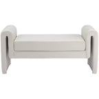 Meridian Furniture,Banc en velours Sloan