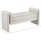 Meridian Furniture,Banc en velours Sloan