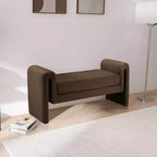 Meridian Furniture,Banc en velours Sloan
