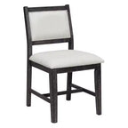Ensemble de salle à manger Whisen Mid-Century 7 pièces pour 6 personnes, table en bois et chaises rembourrées confortables