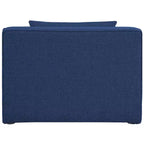 Meridian Furniture, Chaise sans accoudoirs Cube Navy en lin texturé durable