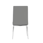 Chintaly Imports, Chaise d'appoint rembourrée à dossier courbé moderne - Lot de 4