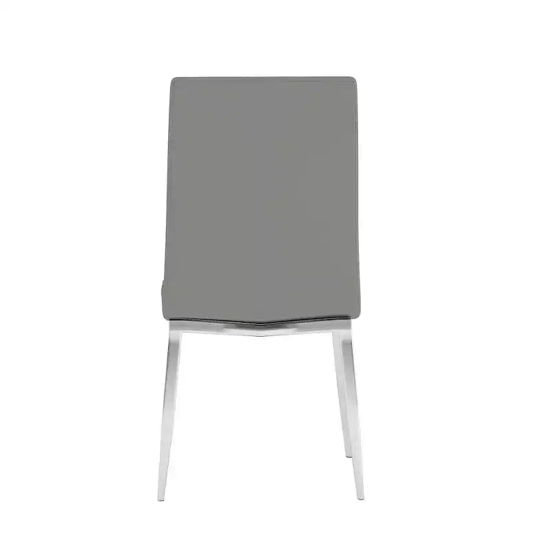 Chintaly Imports, Chaise d'appoint rembourrée à dossier courbé moderne - Lot de 4